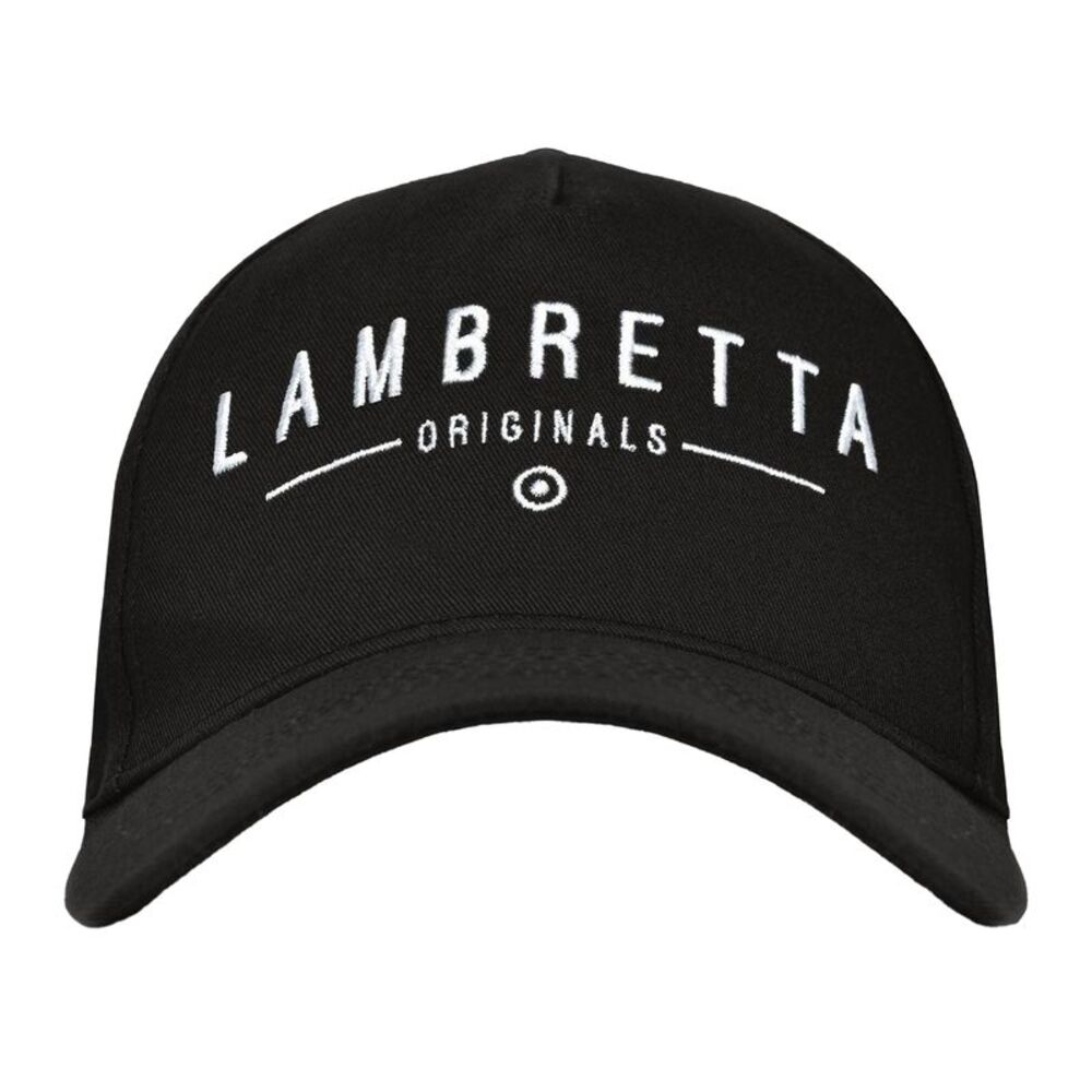 Lambretta Originals Cotton Blend Baseball Cap / Black